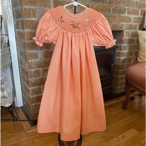 Mom & Me Smocked Girls Dress size 4